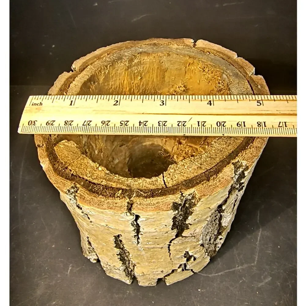 1826.  Birch Artisanal Planter Candle Holder Wedding Decor